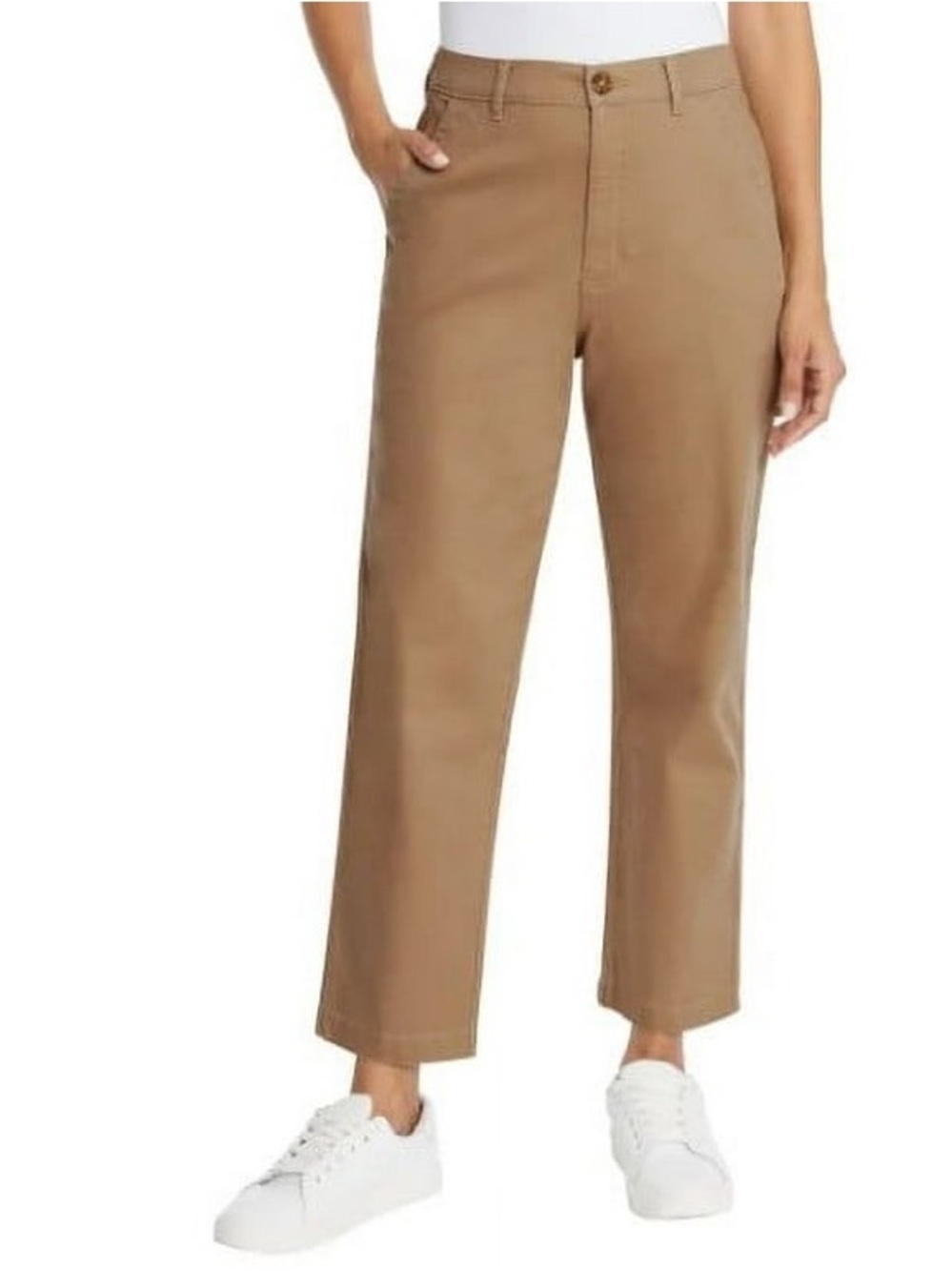 G.H. Bass & Co. Women Stylish Chino Ankle Pants